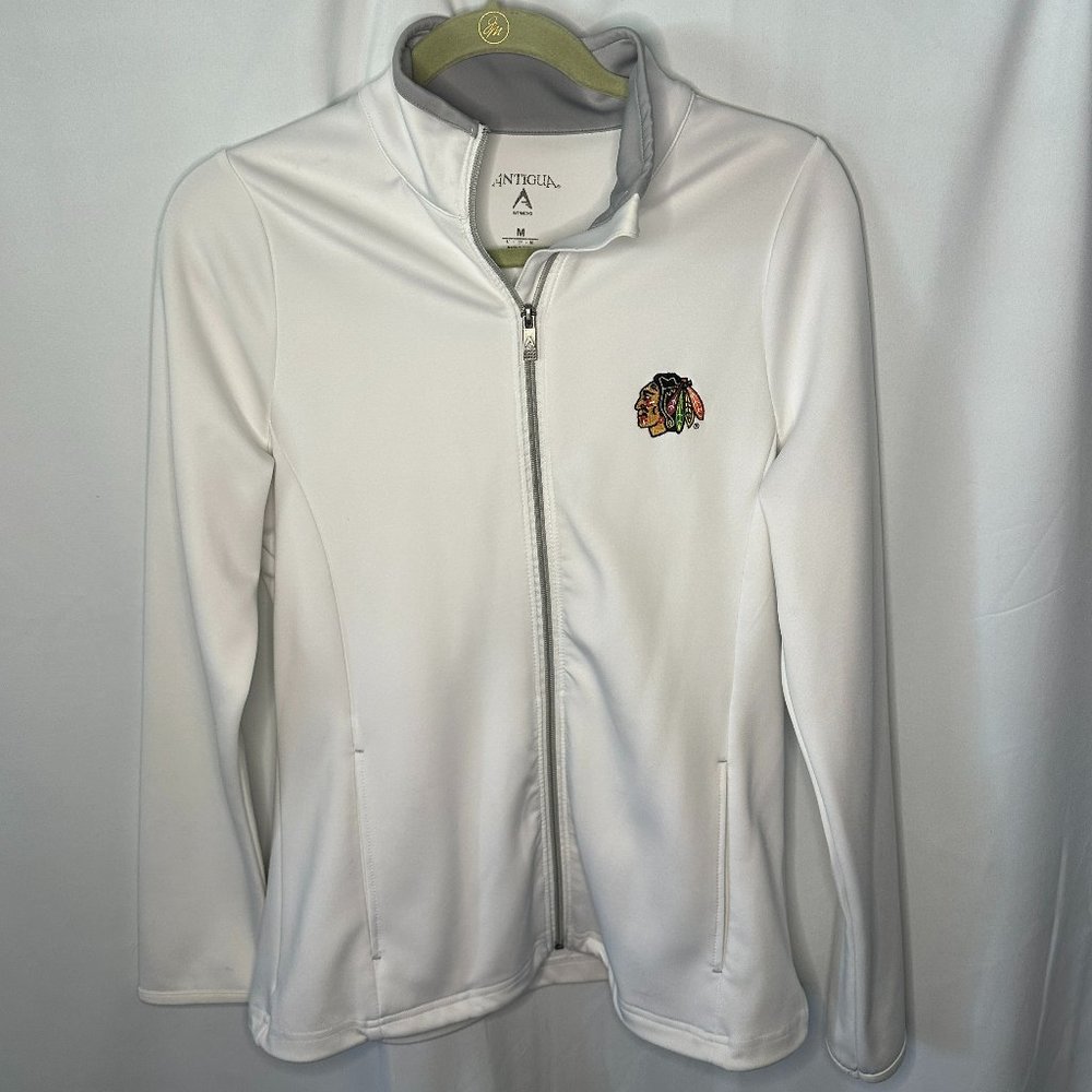 Antigua Chicago Blackhawks Ladies Zip Up Jacket